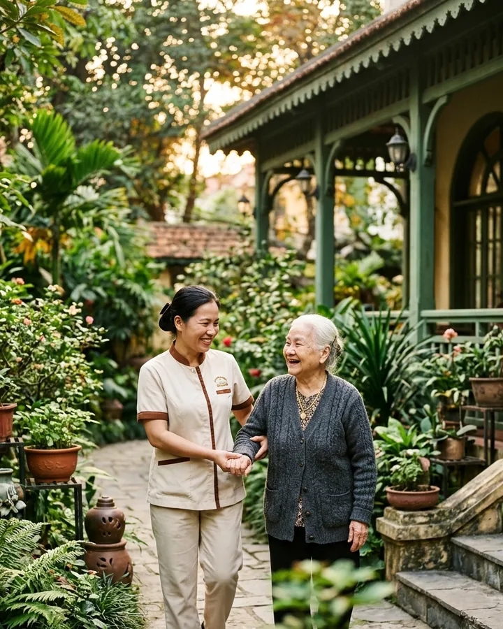 Chăm sóc người già – Elite Helpers Hà Nội